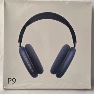 Blue New P9 Pro Max Wireless Headphones With Microphone Headset